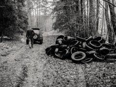 TOTALNA BEZCZELNOŚĆ! Tysiące zużytych opon wyrzucone w lesie