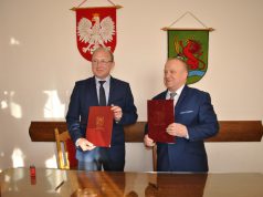 Podpisano umowę na budowę żłobka w Nowej Wsi Lęborskiej Ryszard Wittke - wójt gminy Nowa Wieś Lęborska