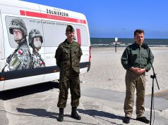 Minister Błaszczak zainaugurował kampanię „Zostań Żołnierzem RP” w Łebie Mariusz Błaszczak w Łebie
