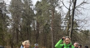 Szlak rowerowy Bytów – Lębork – Łeba. Spotkanie nad Jeziorkiem Leśnym w Cewicach.