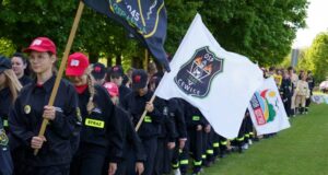 MDP z Gminy Cewice podczas Powiatowych Zawodów Pożarniczych.