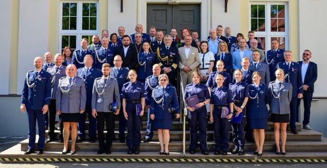 Gmina Cewice podczas Powiatowych Obchodów Święta Policji