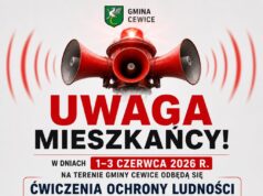 Komunikat dla mieszkańców Gminy Cewice.