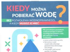 💧 Wody Polskie przypominają: sprawdź, ile wody możesz pobierać bez pozwolenia.