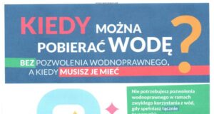 💧 Wody Polskie przypominają: sprawdź, ile wody możesz pobierać bez pozwolenia.