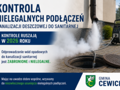 Kontrola nielegalnych podłączeń kanalizacji deszczowej do kanalizacji sanitarnej