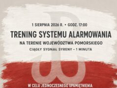 Włączą się syreny alarmowe w Cewicach. Upamiętnienie rocznicy wybuchu Powstania Warszawskiego Akustyczny sygnał alarmowy
