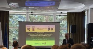 Przedstawiciele Powiatu Lęborskiego na konferencji poświęconej bezpieczeństwu w Giżycku